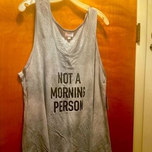 Lularoe tank top with graphics